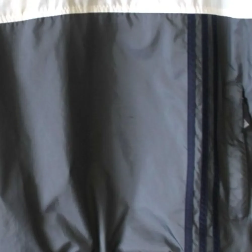 Adidas Jacket Men's L Navy Gray Half Zip Pullover Windbreaker Retro 90s Style